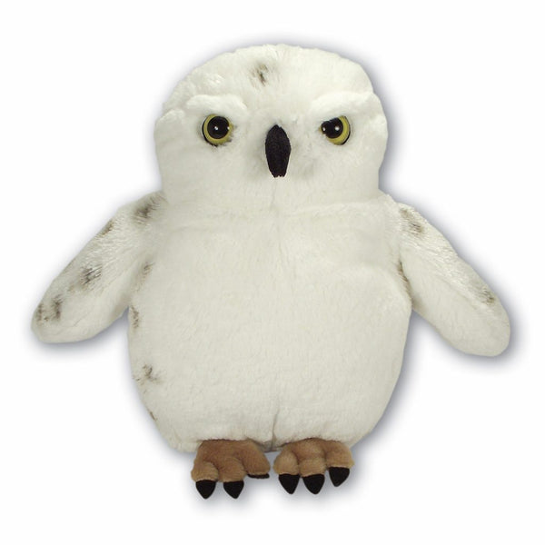 Large Fluffy Snowy Owl with Beans