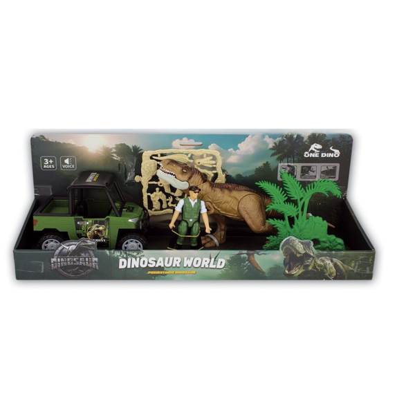Dinosaur Buggy with Dinosaur & Sound Set
