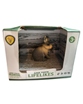 Ark Toys Lifelikes Grey and Beige Rabbit