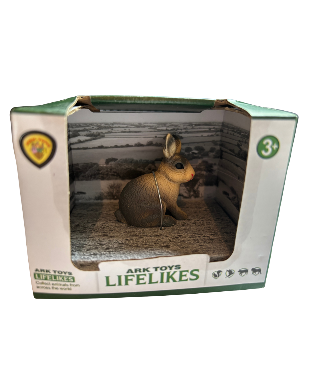Ark Toys Lifelikes Grey and Beige Rabbit
