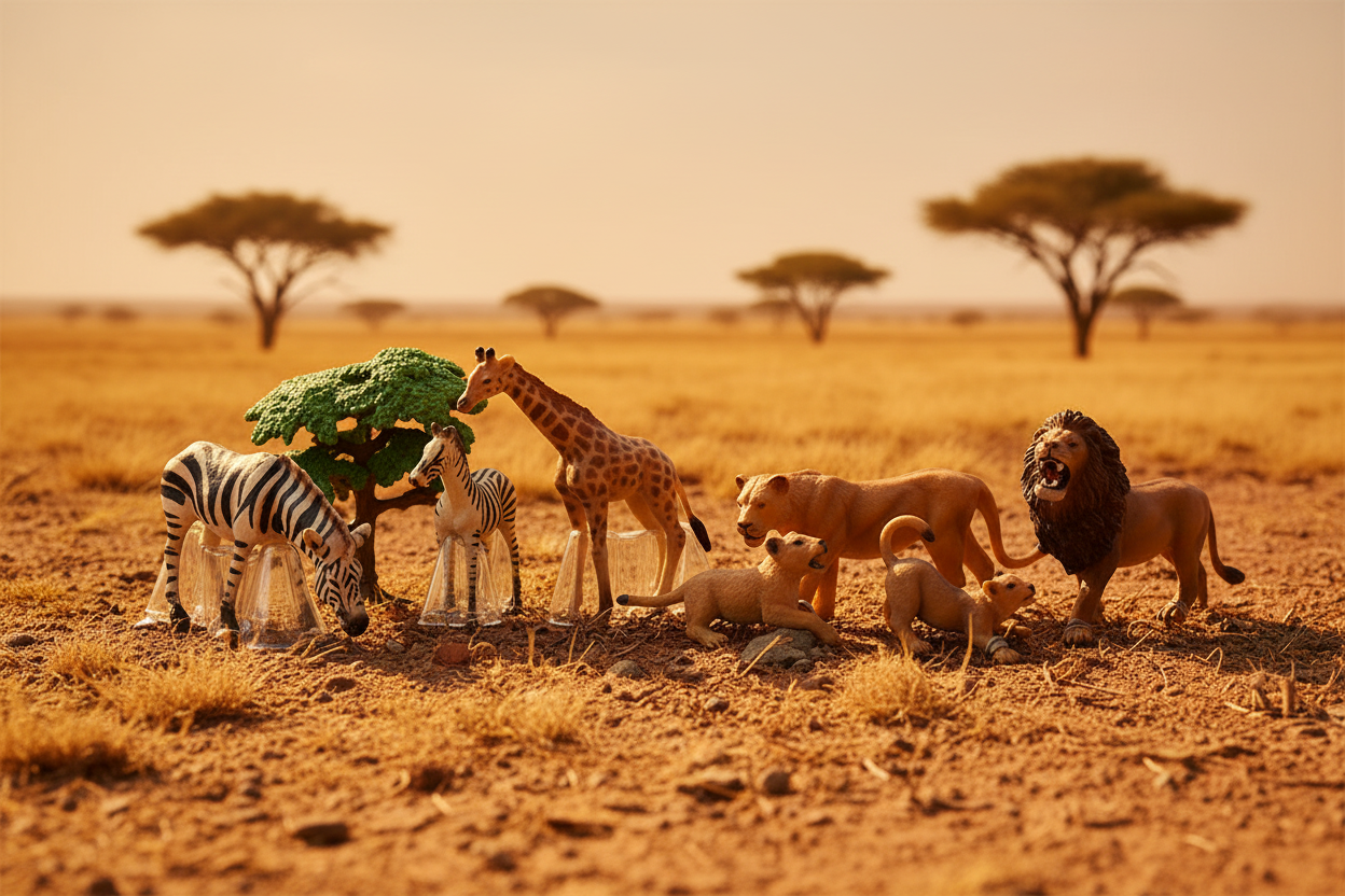 Large Wildlife Safari Set Lifelikes